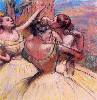 Edgar Degas : Three Dancers